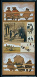 Studies from the Park (7 Sketches)