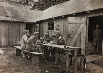 Soldiers During a Break