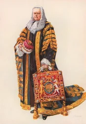 The Lord Chancellor in His Coronation Robes