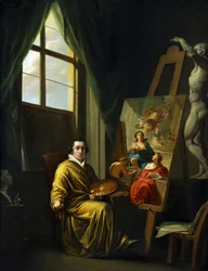 Self-Portrait in His Studio, 1808-1810