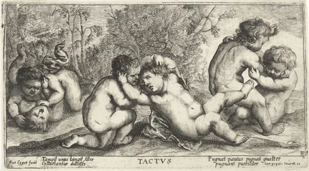 Three Pairs of Wrestling Naked Children (Tactvs)