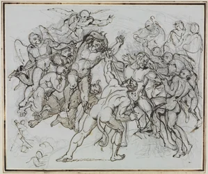 At the Pitch Lake, the Barrator Ciampolo of Navarre (Dante