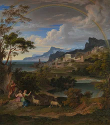 Heroic Landscape with Rainbow