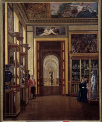 The Jewelry Room at the Louvre and the Enfilade of the Charles X Rooms