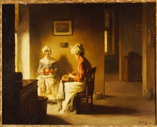 Seamstresses in an Interior