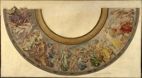 Sketch for the Festival Staircase at Paris City Hall: The Republican Months