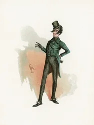 Mr Alfred Jingle, illustration from 