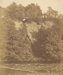 Bolton Priory. The Stepping Stones, 1850s