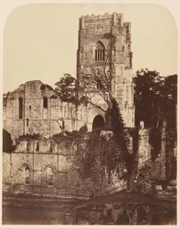 Fountains Abbey. The Church and Chapter House