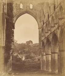 Rievaulx Abbey. Interior of the Choir