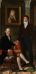 Friendship Portrait of the Artists François Wynckelman, François van der Donckt and Joseph Odevaere
