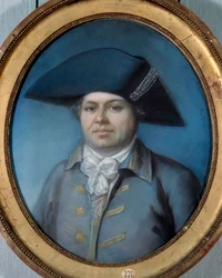 Portrait of Georges Cadoudal. He is one of the most famous Chouans. Painting by Joseph Ducreux. 18th century. Orleans, Museum of Fine Arts