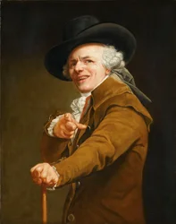 Self-portrait of the artist in the guise of a mocker, c. 1793