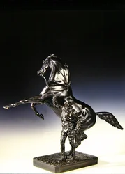 The Rearing Thoroughbred and Groom