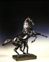 The Rearing Thoroughbred and Groom