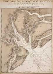 Chart of Port Royal in South Carolina, United States of America