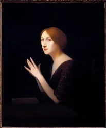 Portrait of Marguerite Moreno, Actress of the French Comédie