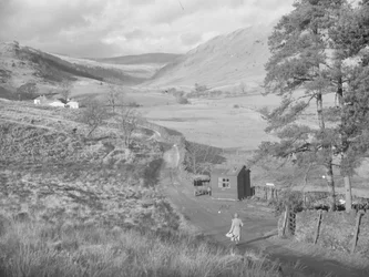 View of fields and hills of Bannisdale