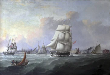 The Port of Liverpool: In the Foreground the Ship John Campbell, Owner Isaac Bold