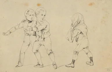 Three Playing Children