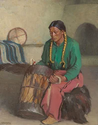 Taos Ceremonial Drum
