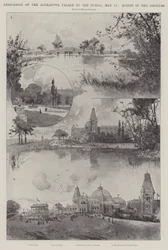 Dedication of the Alexandra Palace to the Public, 18 May, Scenes in the Grounds