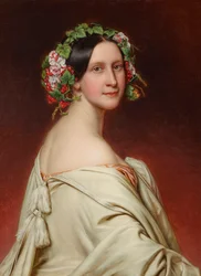 Portrait of the Actress Charlotte von Hagn