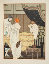 Seizing the Vessel and Drinking Greedily, Illustration from 