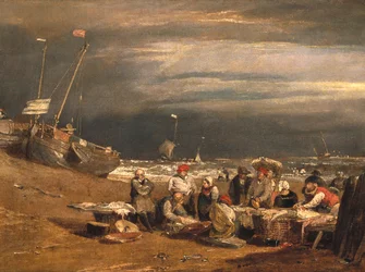 A Fishmarket on the Beach, c.1802-04