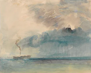 A Paddle-Steamer in a Storm on Lake Lucerne