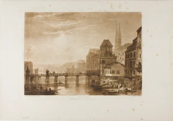 Basle, plate 5 from Liber Studiorum