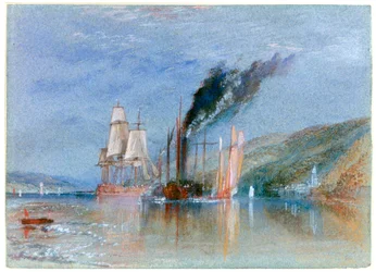 Between Quillebeuf and Villequier, c. 1832