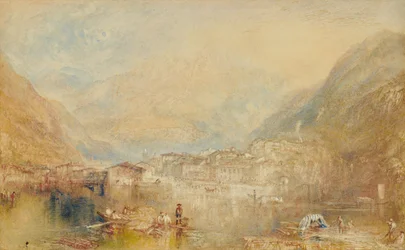 Brunnen from Lake Lucerne