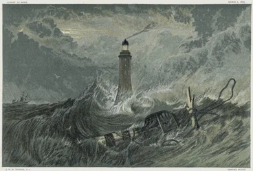 Eddystone Lighthouse, built on the Eddystone Rock by the English Civil Engineer John Smeaton from 1757-1759