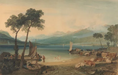 Lake Geneva and Mont Blanc