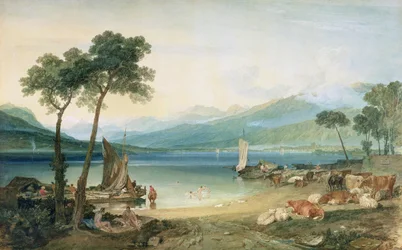 Lake Geneva and Mont Blanc