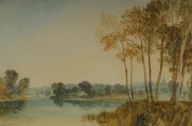Landscape with Trees by the River Thames, c.1805