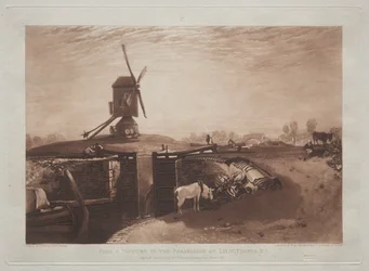 Liber Studiorum: Windmill and Lock