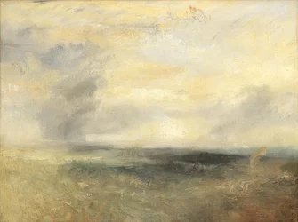 Margate (?) from the Sea. Around 1835-40