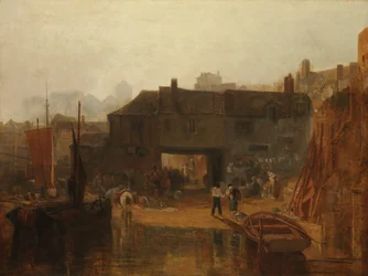 Saltash with the Water Ferry, Cornwall, 1811