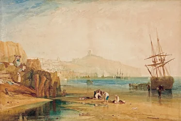 Scarborough, Morning, Boys Catching Crabs
