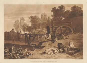The Farmyard with the Cock