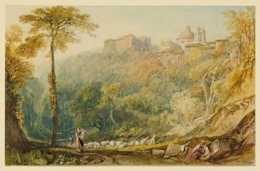 View of La Riccia (Ariccia)