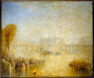 View of the Pont Neuf in Paris in 1819