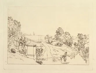 Water Cress Gatherers, Liber Studiorum, part XIII, 1819