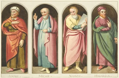 Four Minor Prophets Painted on West Side of Screen Dividing the Nave from the Choir of Bristol Cathedral