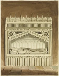 Monument of Miles Salley, Bishop of Llandaff, near the altar of St Mark