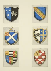 Monumental coats of arms in All Saints
