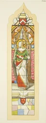 Stained glass in St Mark