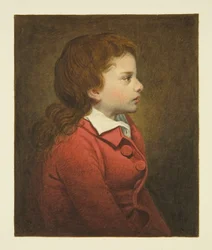 Supposed portrait of Chatterton (actually the son of Morris the artist) in St Mary Redcliffe